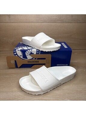 Birkenstock Barbados EVA Slide Sandals White Size 40 Men 9
